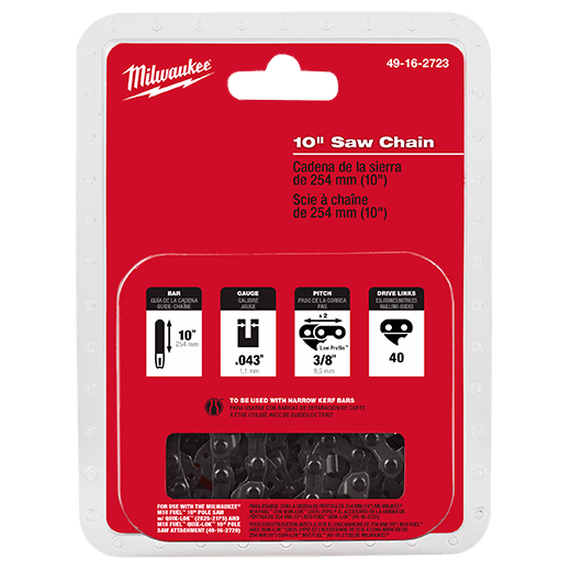 Milwaukee 10" Saw Chain 49-16-2723