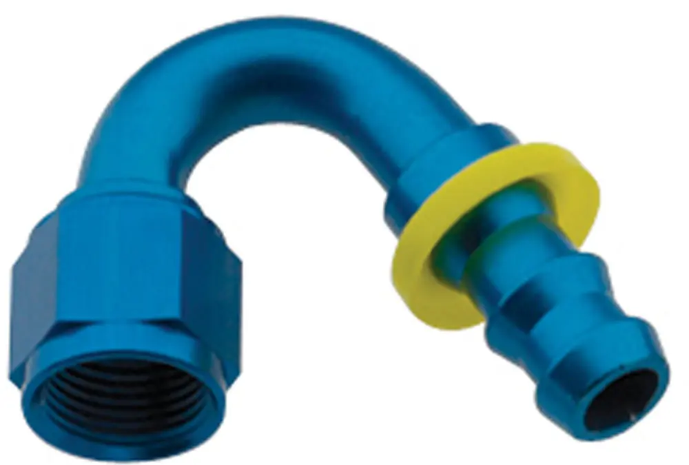 #10 x 150 Degree  Push Lock Hose End