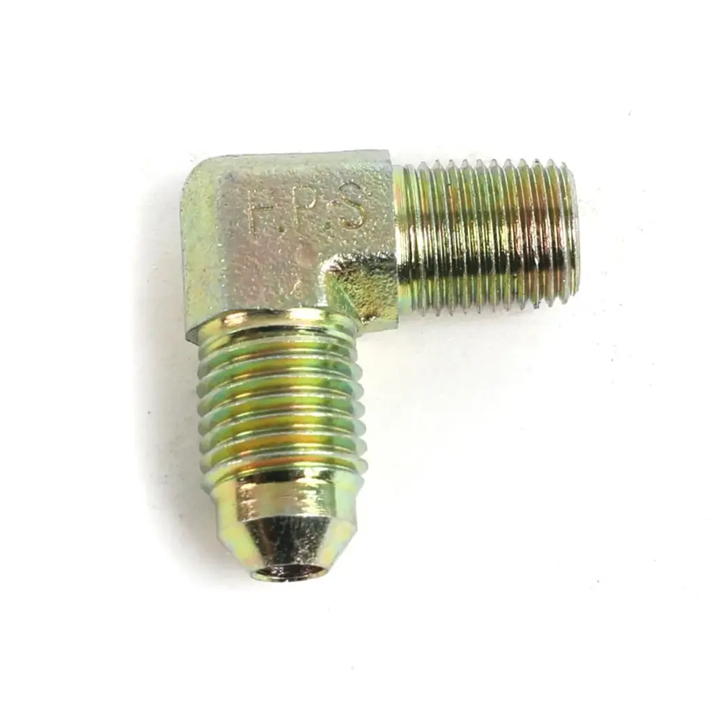 #4 To 1/8" NPT 90 Degree Steel