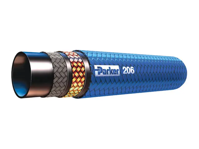 #6 Blue Power Steering Hose / Foot