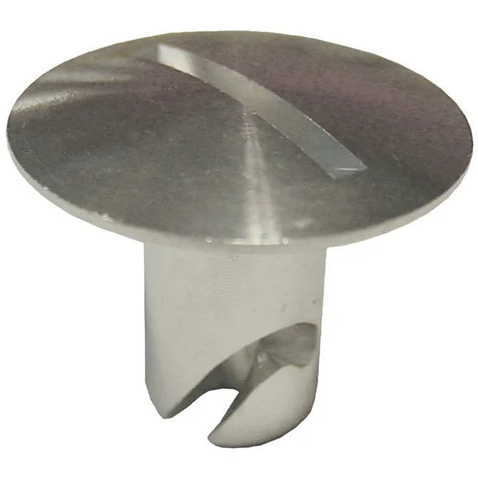 7/16'' Large Oval Head .500 Grip Dzus Button