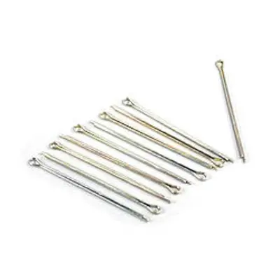 Cotter Pins, 0.125 x 3.5 in, Steel, Zinc Plated, Dynalite Caliper, Each