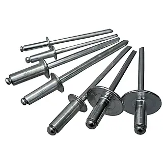 1/8"x 3/8" Alum/Steel Rivets
