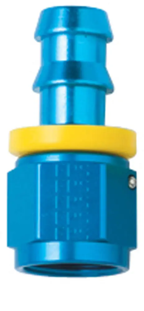 #10 Straight Push Lock Hose End