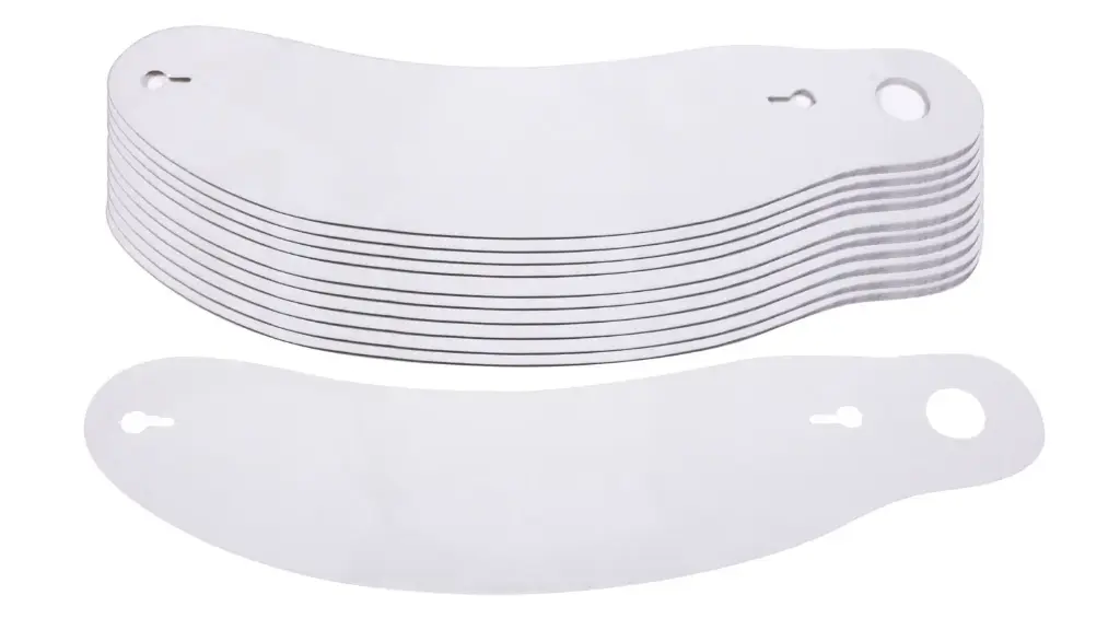 11-3/4" Banana Wide Tearoffs 2 Mil, Box Of 200
