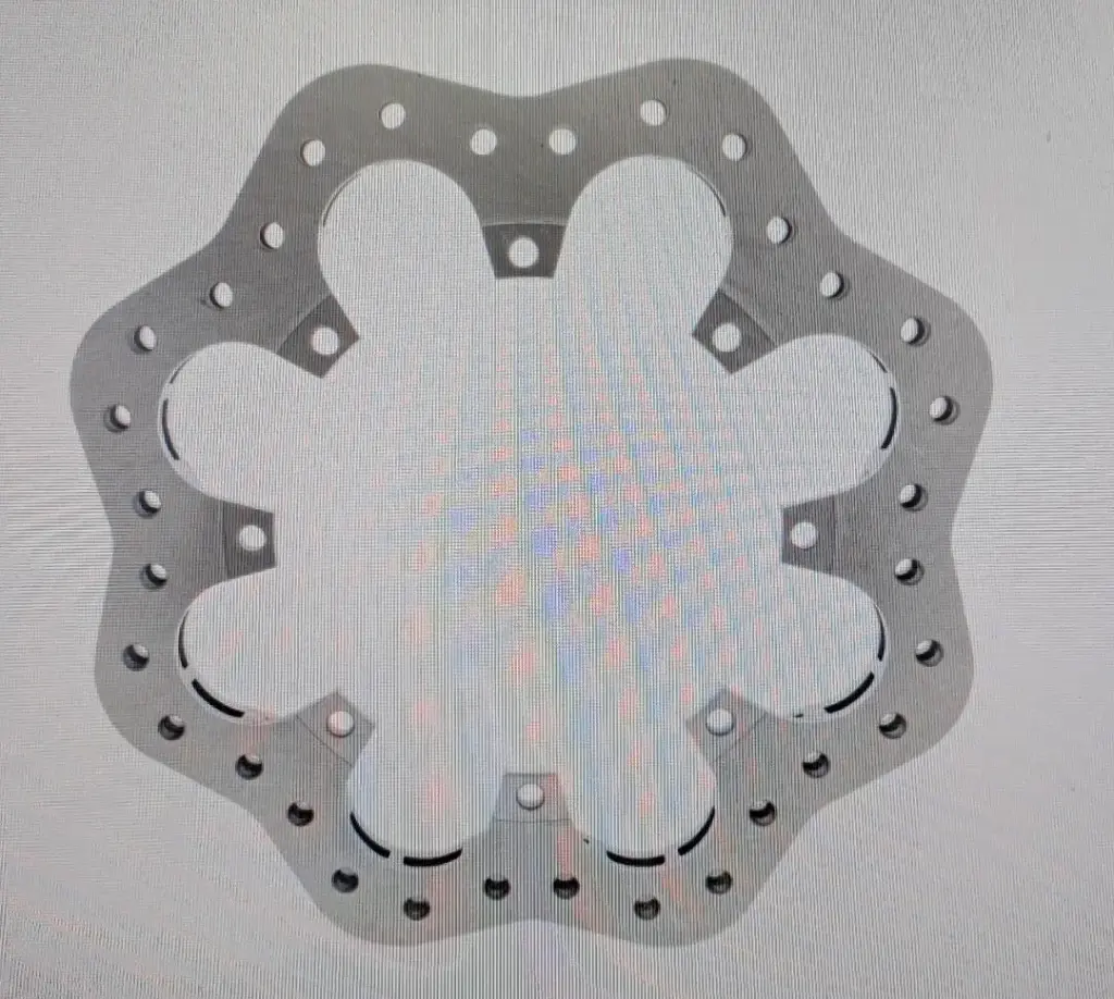 11.75'' x .810 Drilled Scalloped Rotor