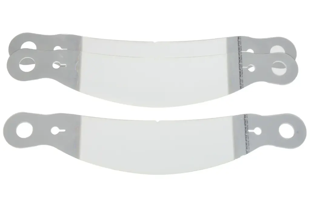 Helmet Shield Tear Off, Perimeter Seal, 2 mm 12-3/4'', Clear, Set of 30               
