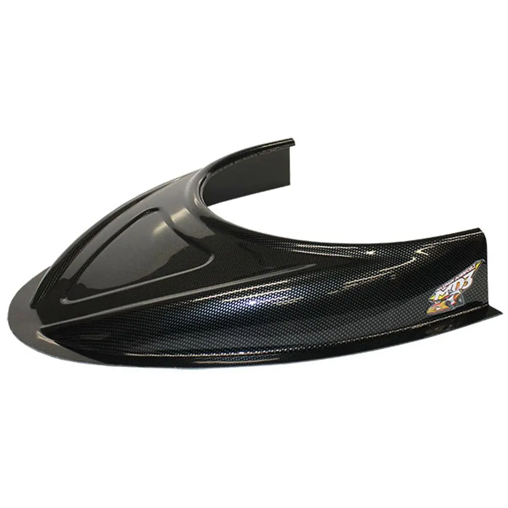 3" MD3 Flat Hood Scoop Carbon Fiber Look