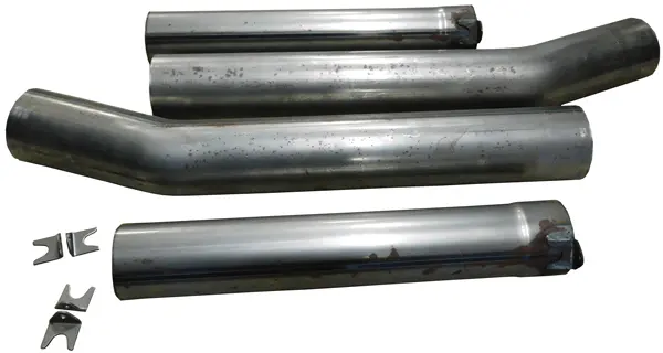 3.5" Universal Tail Pip Kit Upswept