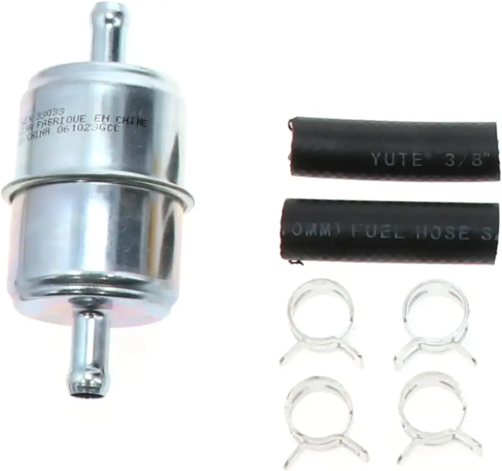 3/8'' Fuel Filter, In-Line, Paper Element, Steel