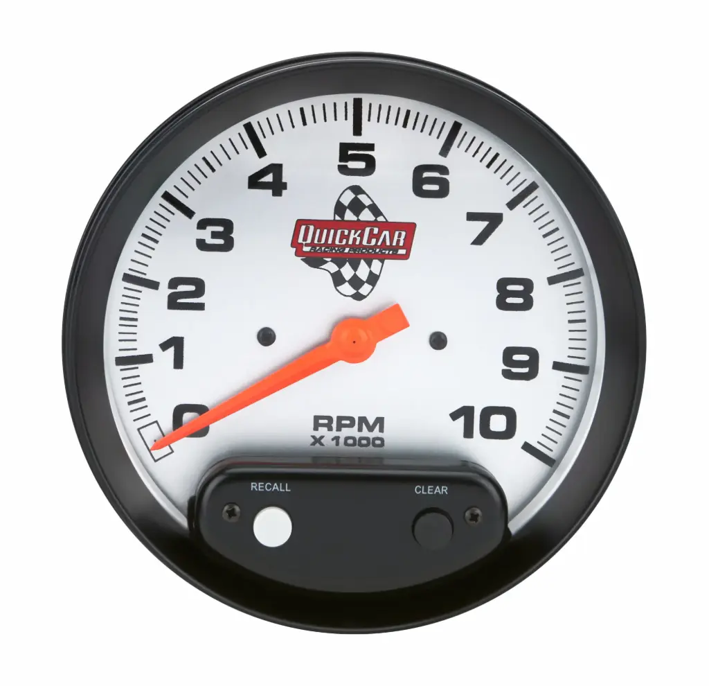 5" Tach W/Recall 10,000 RPM