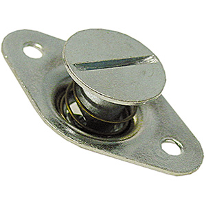 5/16" Steel Self-Eject Dzus Button .600" Grip Each