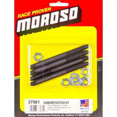 5/16" X 3-1/2"  Carb Stud Kit 2" Spacer