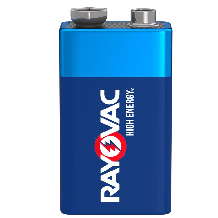 9V Rayovac High Energy Battery