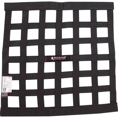 Allstar 18''x 18'' Black Window Net