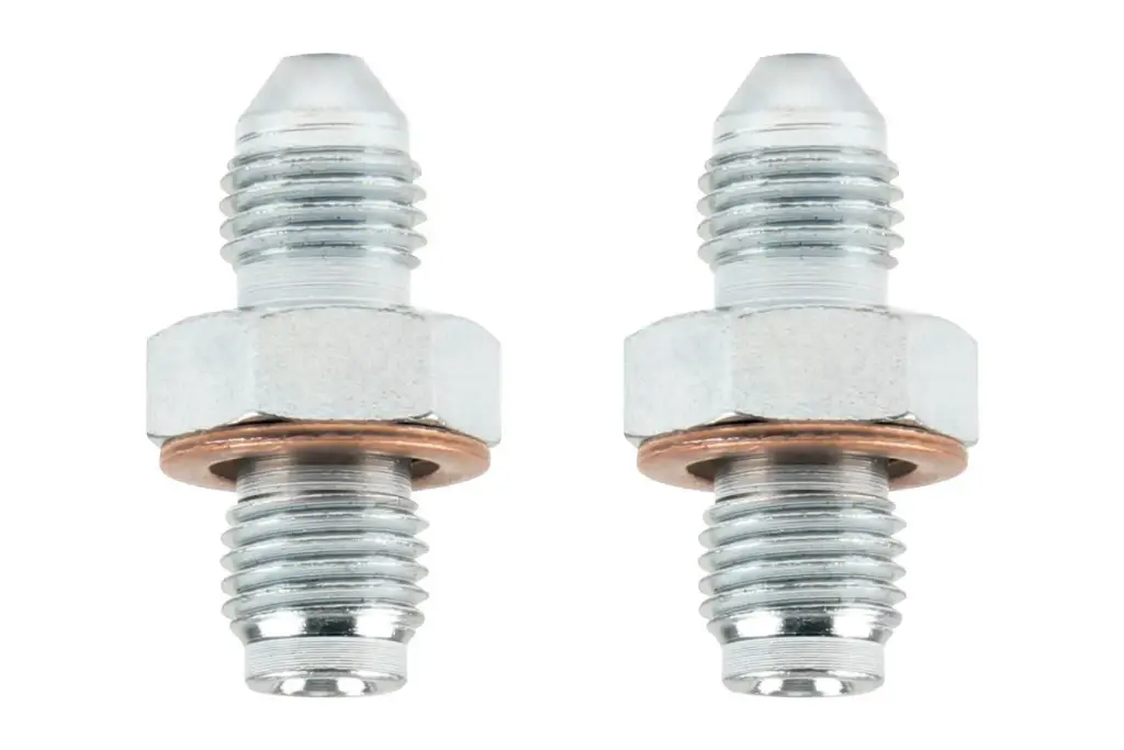  3 AN Male to 3/8''-24 Inverted Flare Male, Pair