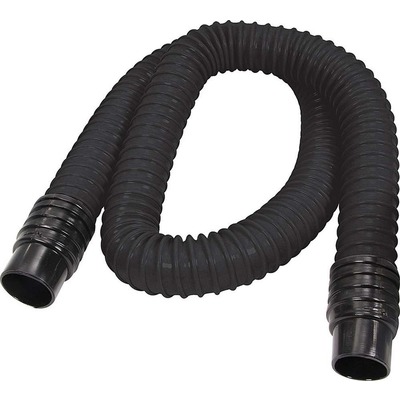 Allstar Helmet Air Hose, 4 ft Long, 1-1/4'' Cuffs, Rubber, Black, Each 