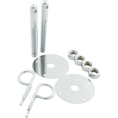 Allstar 1/2" x 4"  Hood Pin Kit With Hairpin Clip