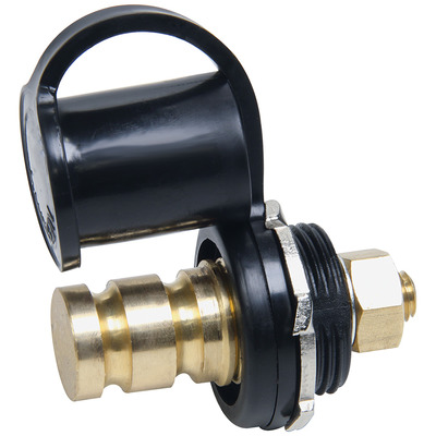 Remote Battery Terminal, Top Post, Black