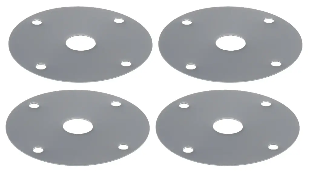 Allstar Scuff Plate 1/2'' Hole, Set Of 4