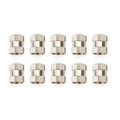 Stainless Steel Valve Stem Caps, 4 Pack