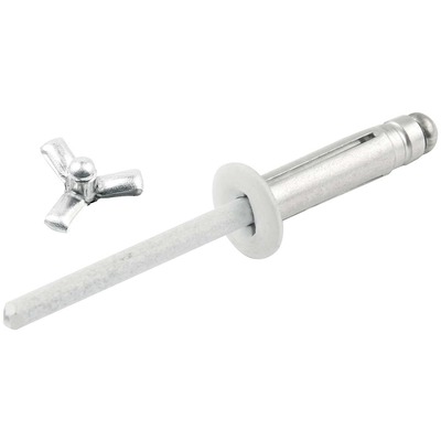 Allstar White Small Head Rivet 250Pk-All 18080