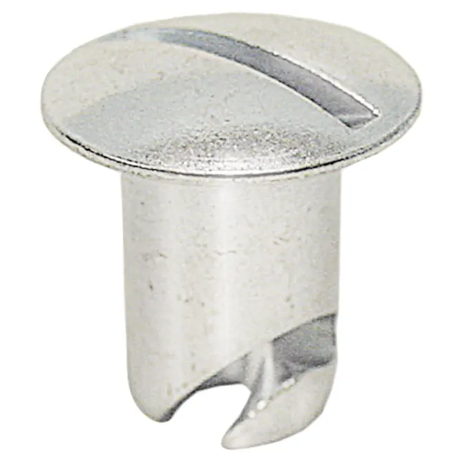 Aluminum 7/16'' Oval Head .500 Grip Dzus Button