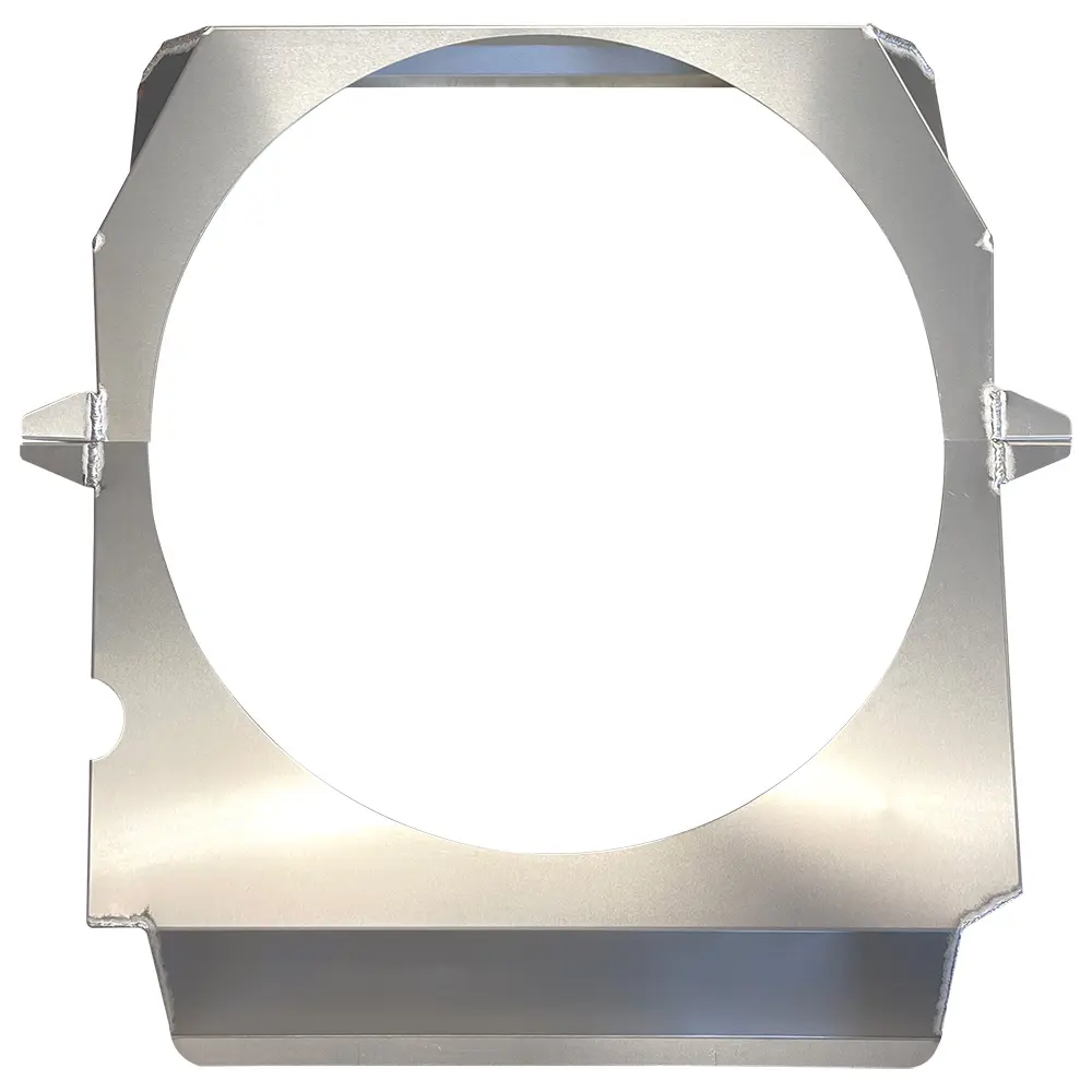BBC Aluminum Dirt Mod Fan Shroud 2" Deep 17'