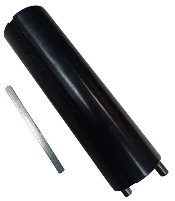 1" x 3.5" Pulley Drive Mandrel 7/16" Hole, 1/8'' Key Slot