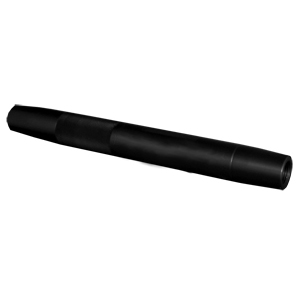  25'' x 1'' OD. x 5/8''-18 Fine Tap Aluminum Radius Rod Black