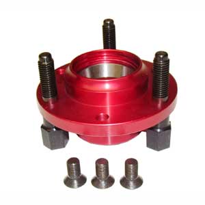 Bicknell 6 Pin Sprint Front Hub Red Anodized-Brp 825