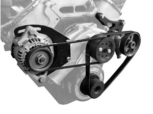 Bicknell Big Block Chevy Serpentine Pulley Kit-Brp 1424Bk