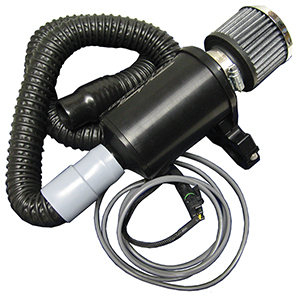 Billet Helmet Fan Assembly 12 Volt, 120 CFM