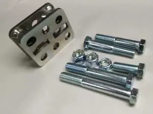 Bicknell Left Rear Radius Rod Adaptor 2'' Mount