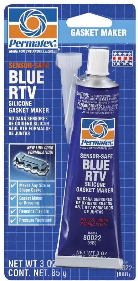 Blue RTV, Silicone, 3 oz Tube     