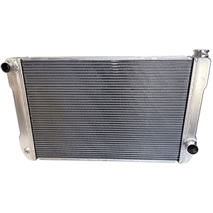 31'' x 19'' GM Crossflow Tube Aluminum Radiator - Top Left Inlet / Bottom Right Outlet