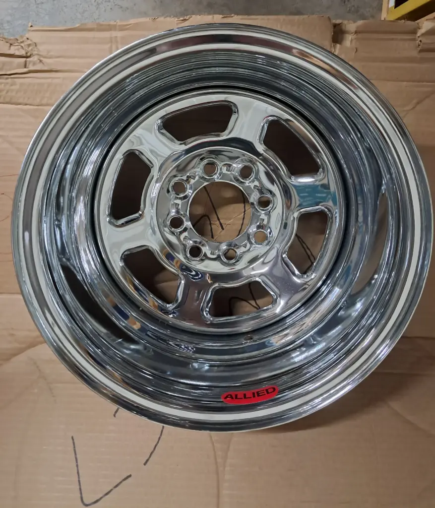 Chrome 13 x 7 Non Beadlock Wheel 1.75" Off