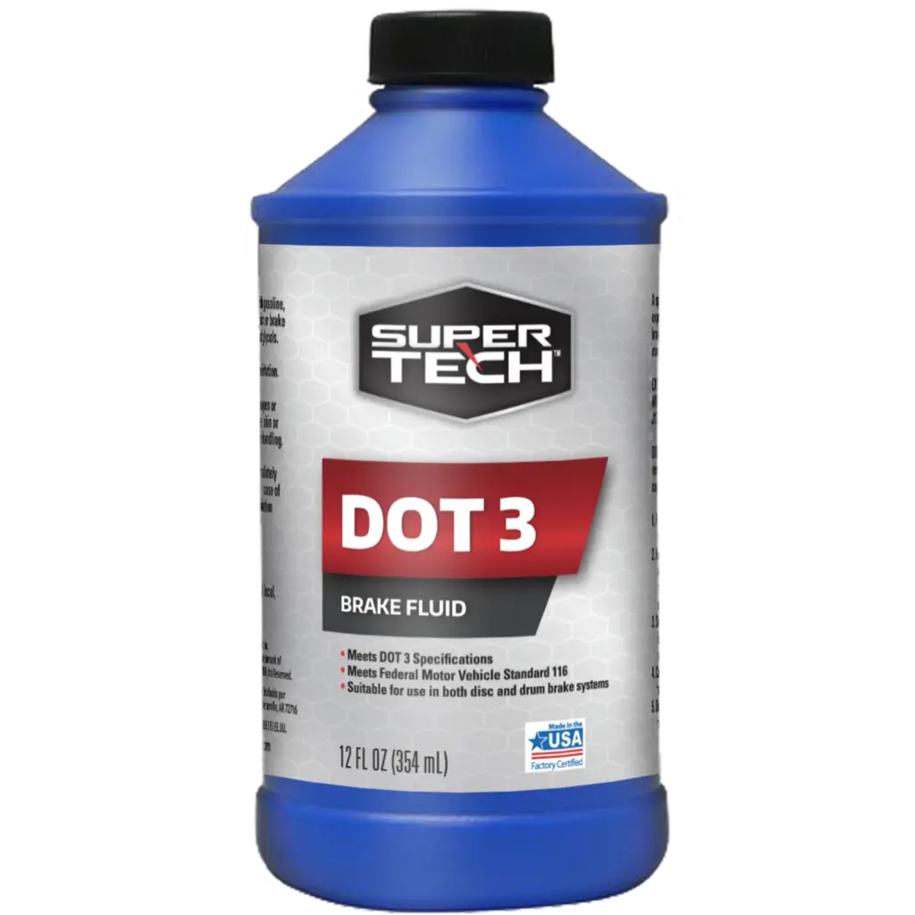 Dot 3  Brake Fluid  12 Oz.