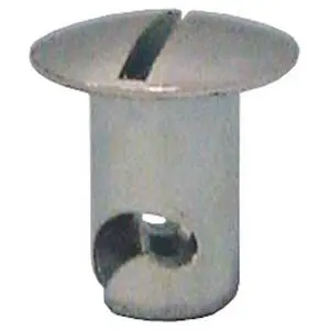 5/16" Oval Head Steel Dzus Button With .500 Grip, Each