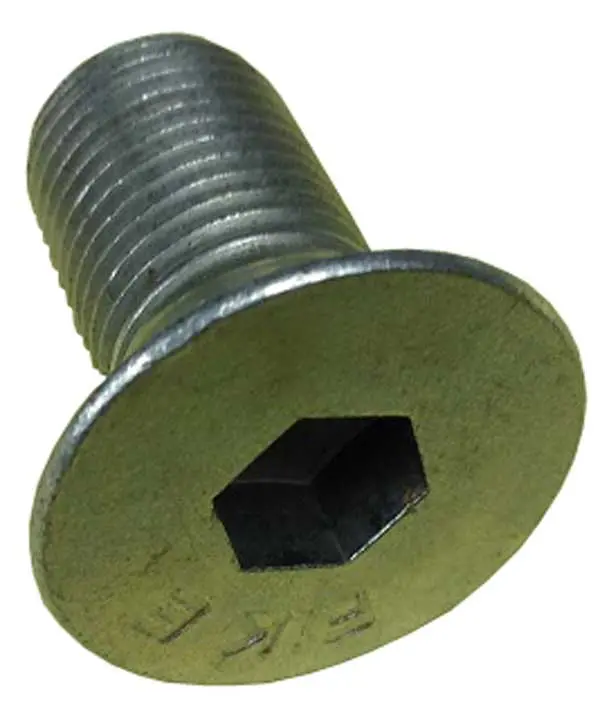Front Rotor Flat Head Bolt, 1/2"-20 Fine x 1"