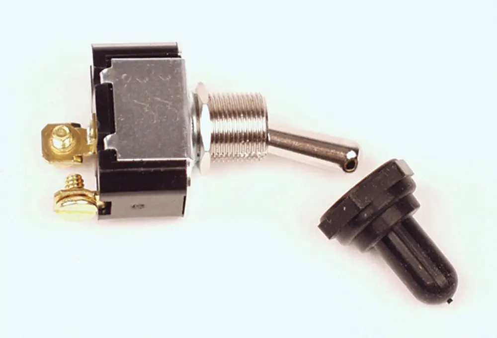 Heavy Duty Ignition Switch W/Rubber Boot, 20 AMP