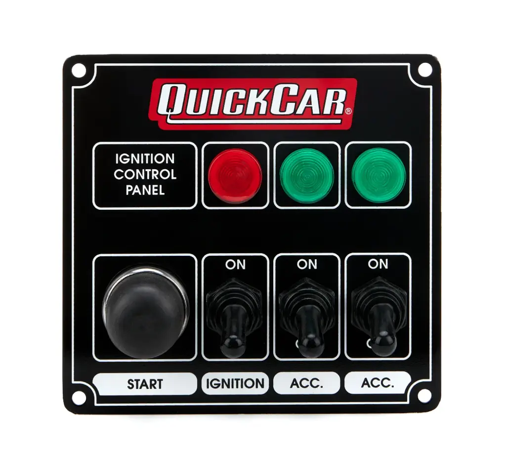 Ignition Switch W/ 2 Acc & Light Black