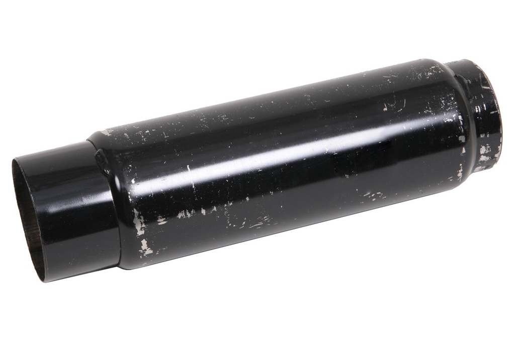Muffler, 3'' Inlet, 3'' Outlet, 9'' x 3.5'' Round Body, 12'' Long