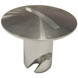 7/16'' Large Oval Head .450 Grip Dzus Button, Each