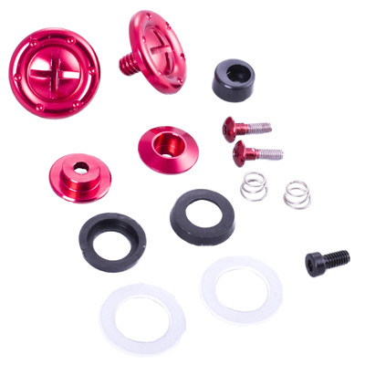 Racequip Helmet Hardware Pivot Kit Red