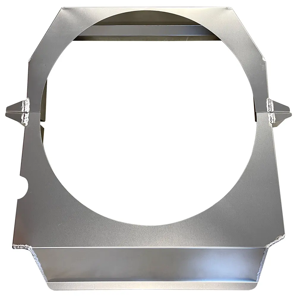 SBC Aluminum Dirt Mod Fan Shroud 4" Deep 17"