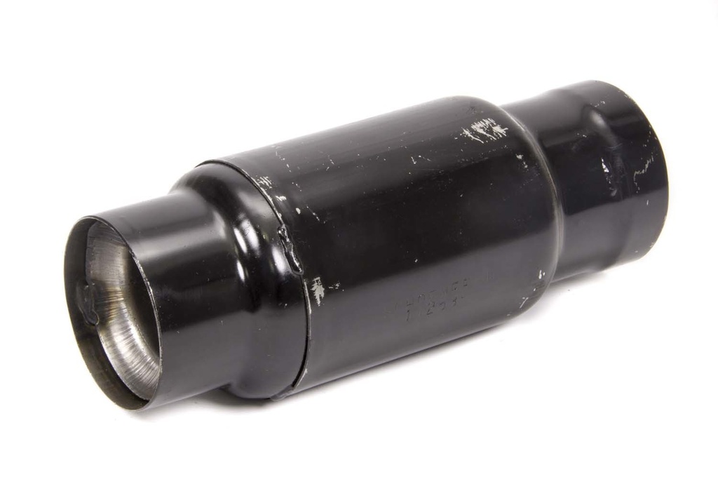 Muffler, 3.5'' Inlet, 3.5'' Outlet, 7'' x 4.375'' Round Body, 11'' Long