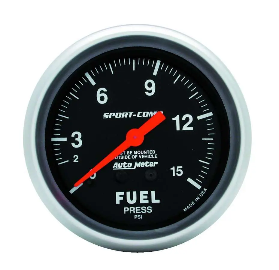**Sport Comp Fuel Pressure Gauge 0-15