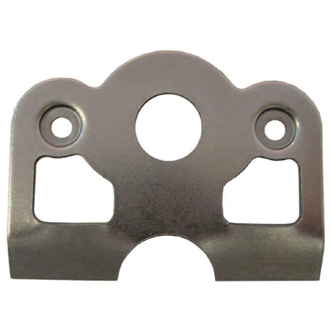 Ultra Light Contoured Flat Center 1-3/8" Dzus Button Plate, Each