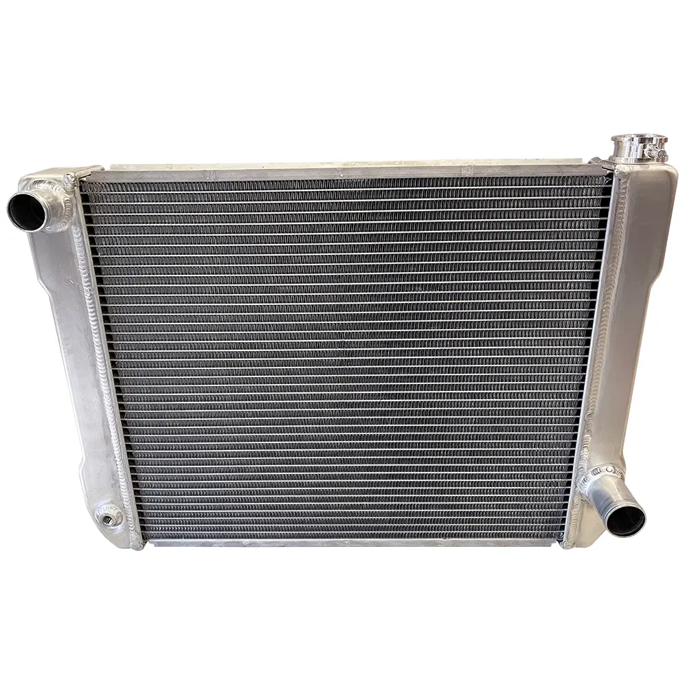 26'' x 19'' GM Crossflow Tube Aluminum Radiator - Top Left Inlet / Bottom Right Outlet 